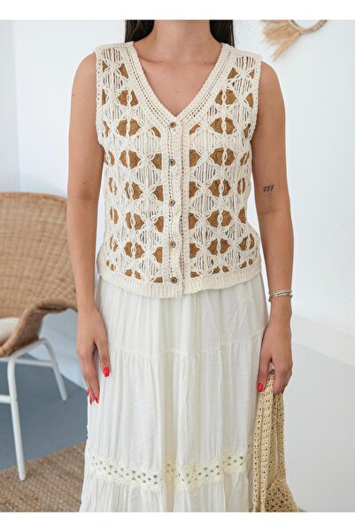 Elenova El Örgüsü Bluz