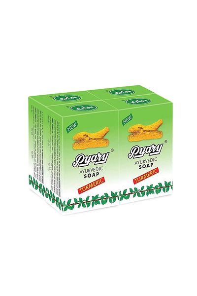 Pyary Turmeric Soap Set of 4 Pieces