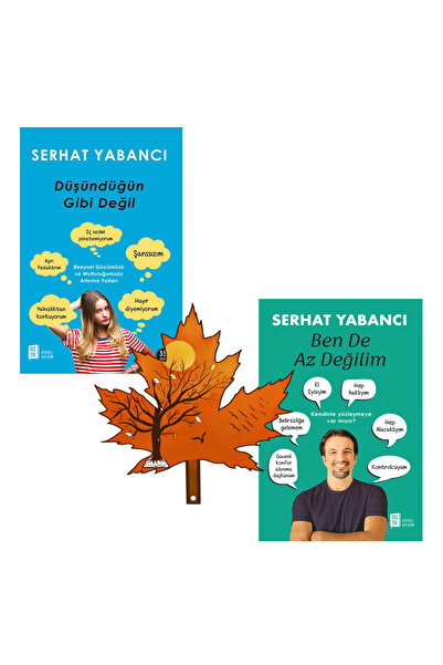 Mona Kitap serhat yabancı - düşündüğün gibi değil - bende az değilim - 2 kitap ve kitap ayracı