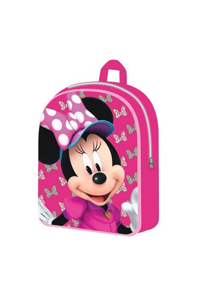Minnie Mouse Kindergarten backpack, 30x26x10 cm, adjustable and reinforced straps, multicolor, Minnie Mouse