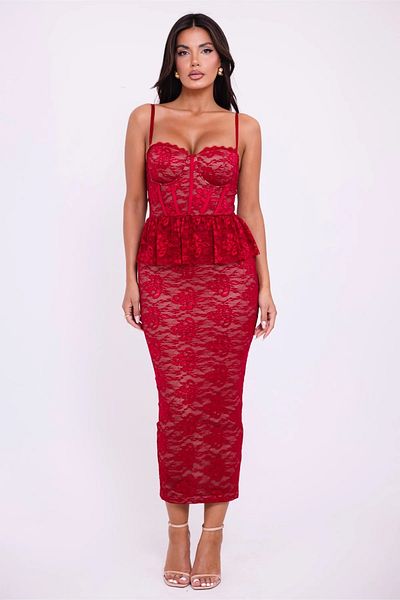 MAYHOŞ BUTİK Women's Lace Dress