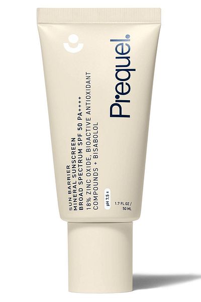 Prequel Sun Barrier Spf50 Mineral Sunscreen 50ml