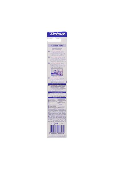 Trisa Flexible Head Soft Toothbrush Assorted Colours 1 pc