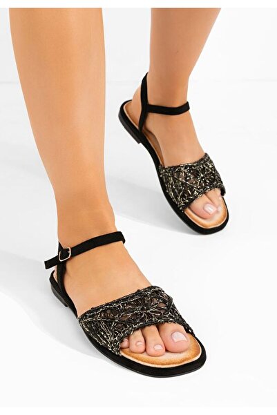 B T Shoes Sandale fara toc Welisa negri