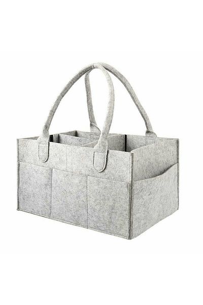 vivo Diaper and baby accessories bag, gray, 33 x 22 cm, WDB05