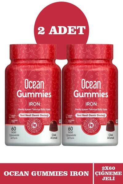 Ocean Gummies Iron 60 Jel Form 2 Adet