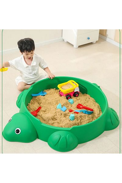 rexa 4-in-1 Kids Turtle Sandbox & Water Play Toy