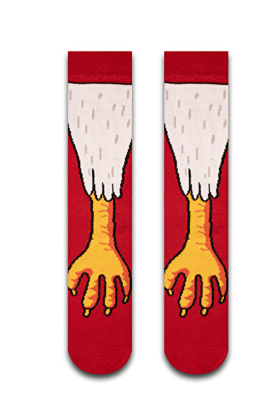 Neşeli Çoraplar Horoz Ayağı Renki Unisex Çorap