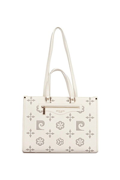 Pierre Cardin Geantă de umăr pentru femei Monogram White 05PC25Y10506-BMN