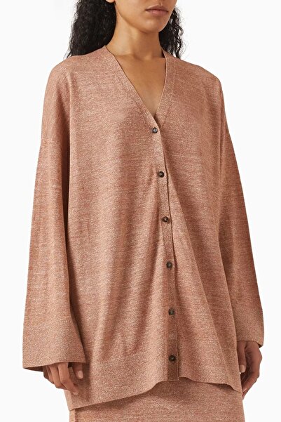 12storeez Merino Wool and Linen Blend, Lightweight Knitted Relaxed Fit Women'...