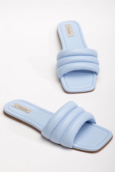 Mulini Women's Flat Sole Slippers – Soft Padded Band, Comfortable and Stylish Daily Model