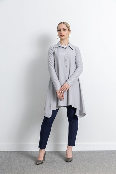 TUĞBA ERGÜL Women's Crepe Fabric Tunic 1230