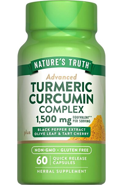 Nature's Truth 60 كبسولة من مركب الكركمين والكركمين المتقدم