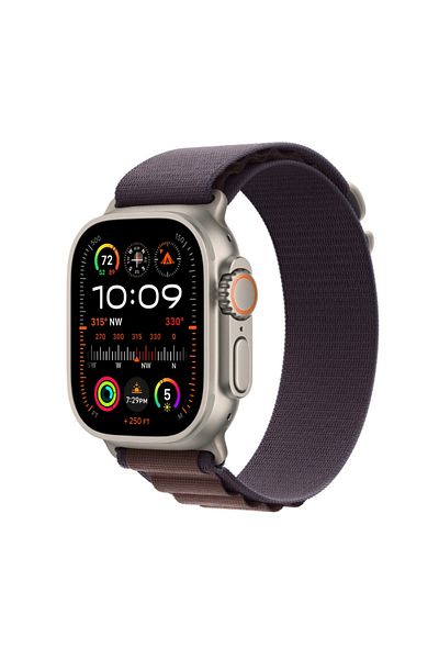 THD Curea Smartwatch, , Alpine Loop, Apple Watch Ultra2 49 Mm, Apple Watch 46 Mm Seria 10, Indigo