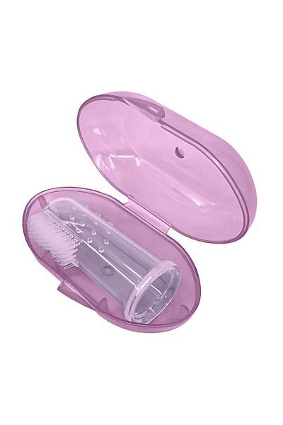 Bambino Finger Toothbrush-Pink