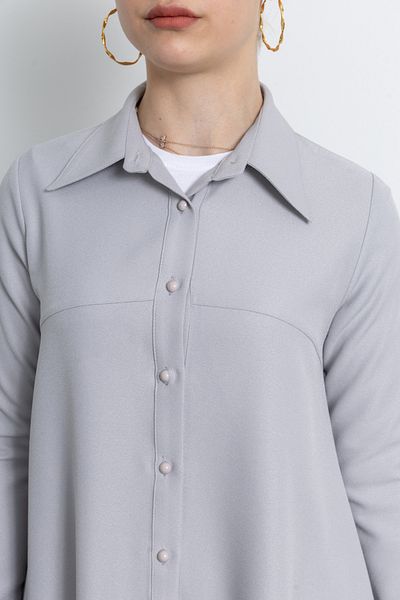 TUĞBA ERGÜL Women's Crepe Fabric Tunic 1230