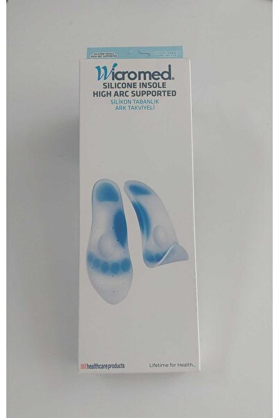 wicromed WİCROMED SİLİKON ORTOPEDİK TABANLIK YÜKSEK ARK TAKFİYELİ NO 5 XX L