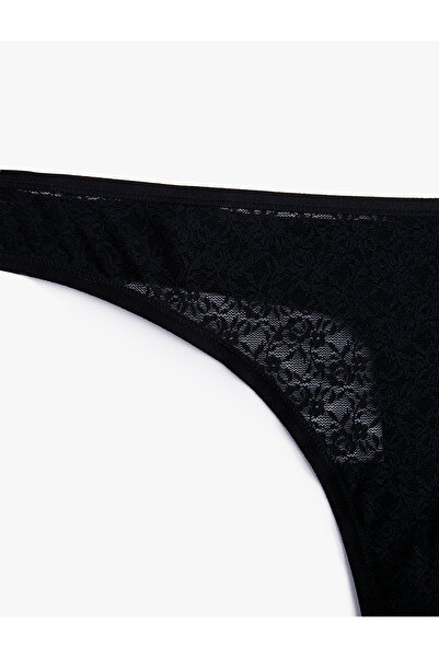 Koton Rahat Kalıp Dantelli String Külot