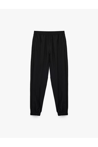 Koton Pantaloni de sport Jogger cu talie înaltă, cu fermoar, cu buzunare