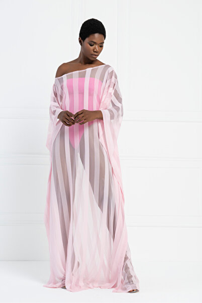 Kikiriki Yarasa Kol Pembe Transparan Tunik