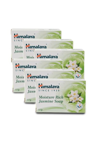 Himalaya Moisture Jasmine Soap Value Pack 6 x 125 g