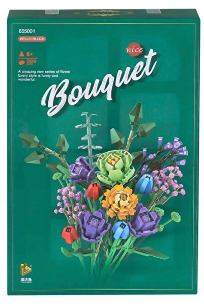 Vagonlife PANLOS ÇİÇEK BUKETİ 999 PRC BLOCK OYUNCAK 24- ÜÇ BOYUTLU PUZZLE