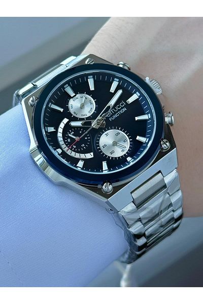 Ferrucci Men's Functions Active Metal Cord Wrist Watch