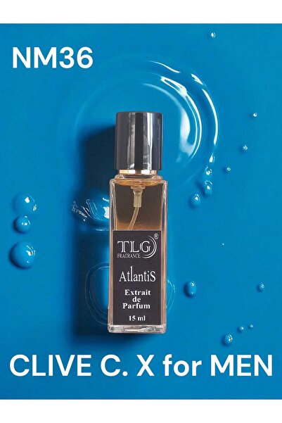 TLG TLGNM036e015 Clive C. X For Men Niche Extrait Erkek Parfümü, 15 ml (Cep B...