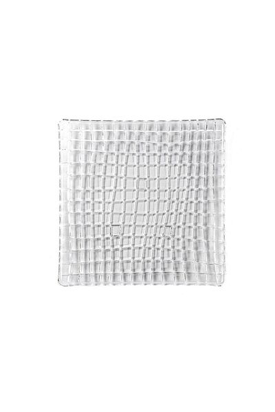 Mikasa Moor Large Square 2-Piece Glass Plate 28x28x2cm