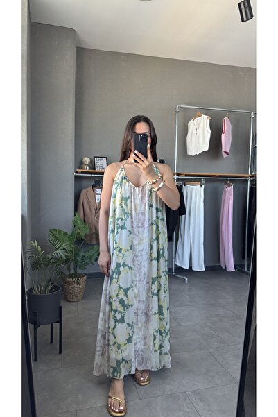 YOUR NAME Rochie din șifon cu model floral cu bretele