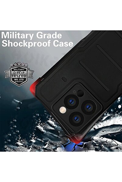 Gtech Ultra-Resistant Shockproof Case G-Tech Protector for Apple iPhone 13 Pro Max, Black