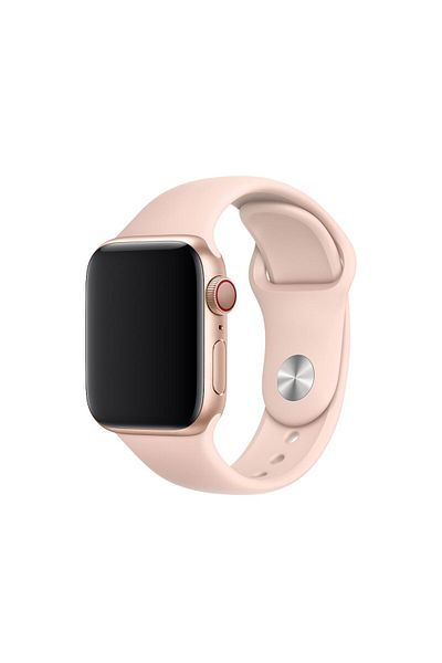 THD Silicone Strap For Apple Watch 38/40/41 Mm, Size S/M, Series 1,2,3,4,5,6,7,8 Dusty Pink