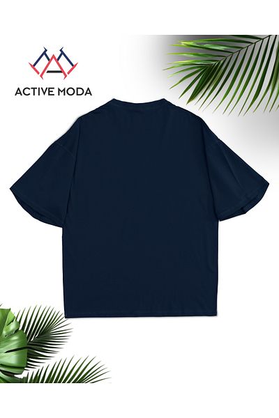 ACTIVE MODA -Men's Cotton Printed Eagle Tshirt Oversize Big Size