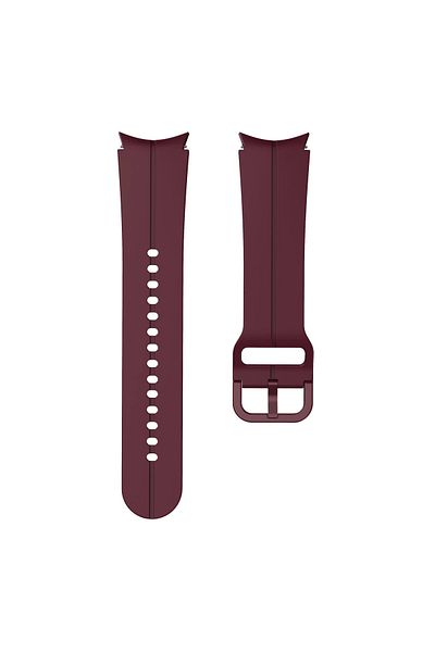 THD 20mm Silicone Strap, Samsung Galaxy Watch 5 44mm/40mm and Samsung Galaxy Watch 5 Pro, Burgundy