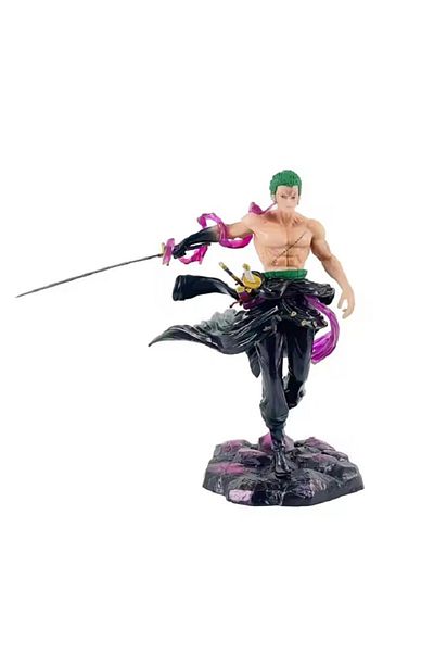rexa Cartoon Figure Resin Statue Pvc One -Pieced Character Zoro Action Figure for Decor Anime Sculpture