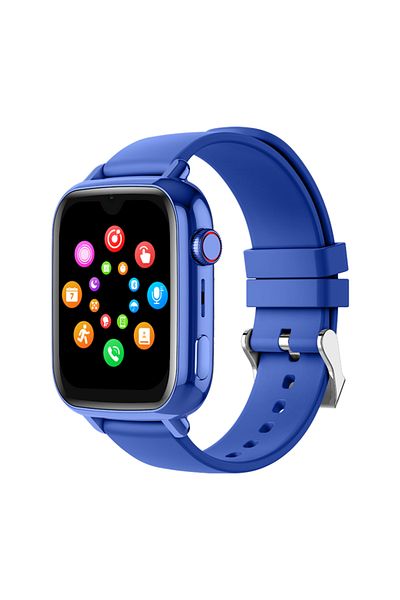 Techone Ceas inteligent GPS pentru copii cu localizare și monitorizare a telefonului Techone® TrackMe KT34, albastru