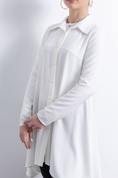 TUĞBA ERGÜL Women's Crepe Fabric Tunic 1230