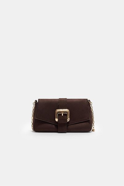 Stradivarius Crossbody bag with irregular buckle