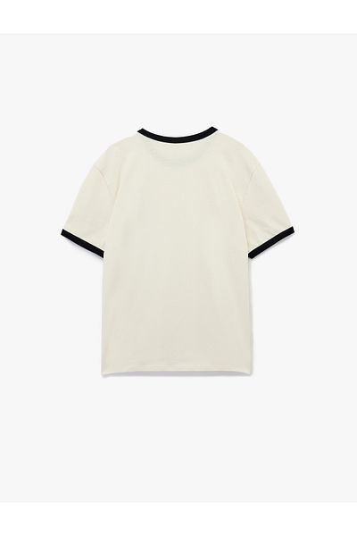Koton Regular Fit Short Sleeve Crew Neck Cotton Licensed Snoopy T-Shirt