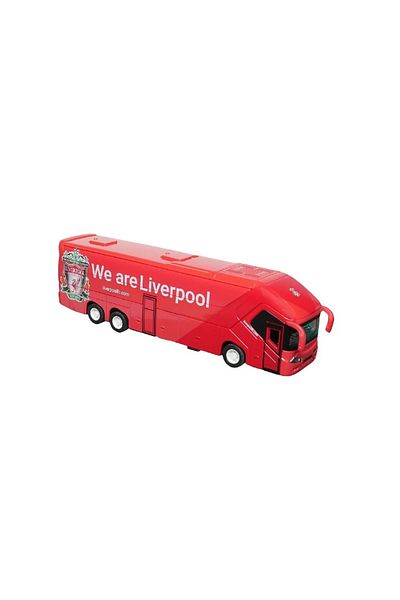 Banbo Toys Liverpool FC bus, diecast, metal, scale 1:50, 25cm, doors with opening system