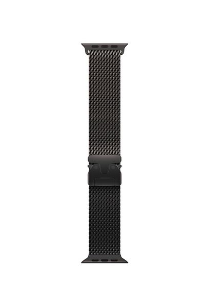 THD Smartwatch strap, THD, metal, compatible with Apple Watch Ultra 49 mm, black titanium