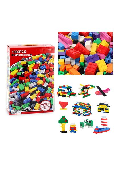 OEM Set of 1000 Building Blocks Compatible Bricks Creative Construction Kids 6+
