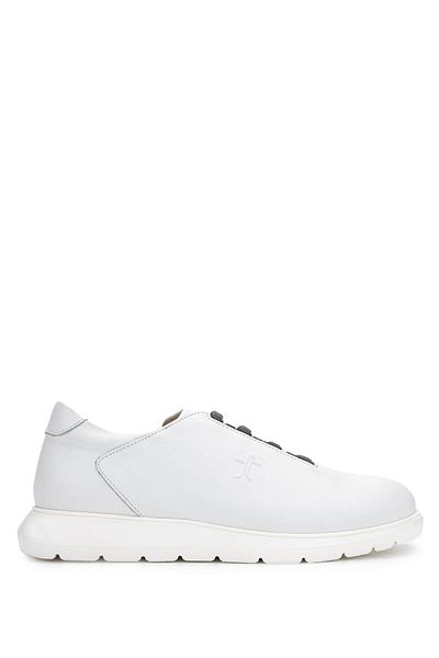 Tamer Tanca Men's Genuine Leather White Sneakers & Sports Shoes