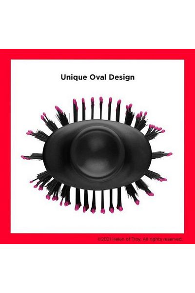 Revlon 1100W Salon One-Step Hair Dryer and Volumizer Black and Pink Length:29 cm