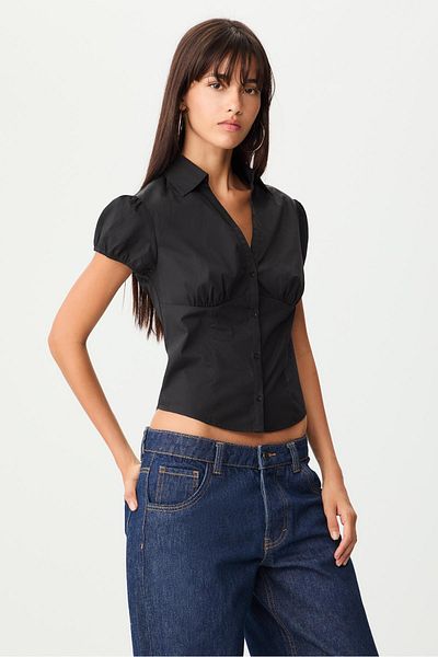 Stradivarius Fitted short sleeve shirt
