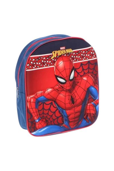 SPIDERMAN 3D Children's Backpack, 30x26x10 Cm, Multicolor, Adjustable Straps, , Marvel