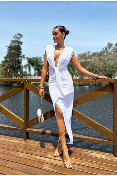 GLAMSI Rochie Damă din Lycra – Stil Modern & Confortabil