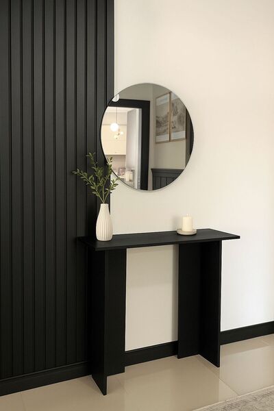 Seyvey Dizayn Traverten Dresuar Traverten Görünümlü Mdflam Dresuar (100*33 cm)