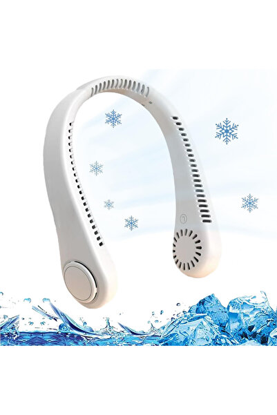 OEM Portable neck fan, white