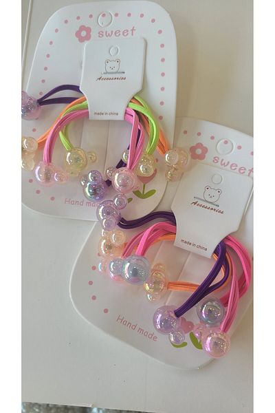 GÜLPEŞE Set of 4 Elastic Bead Buckles Hd-24